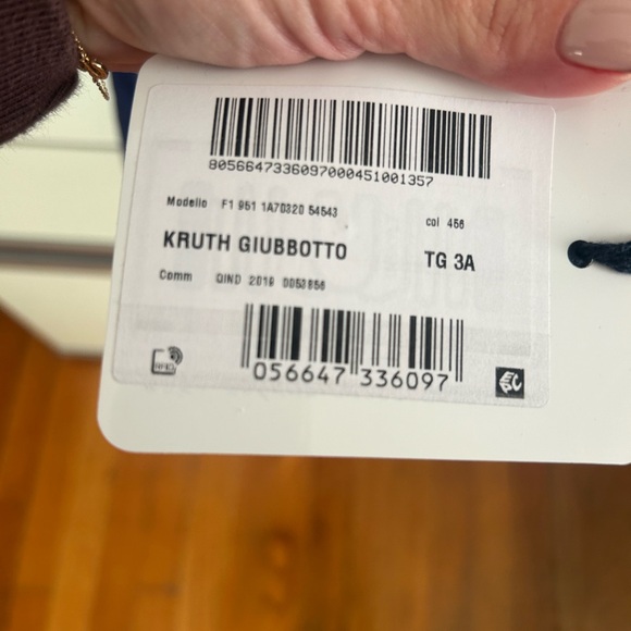 Moncler toddler boys Kruth Giubbotto hooded jacket in red/blue sz 3A - Picture 7 of 9